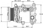 FC1651 Compressor, air conditioning 1481792 6S7H19D629CA FORD MONDEO II 2000-